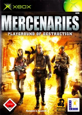 Mercenaries (USA) box cover front